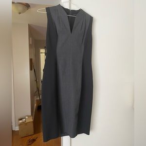 Elie Tahari knee length black and gray dress